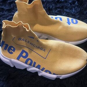 Balenciaga Yellow Sock Sneakers